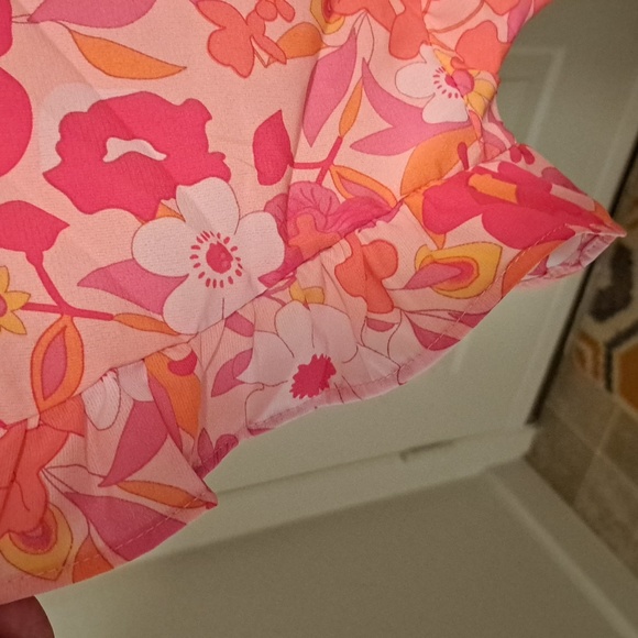 🔥New Plus size floral babydoll top - Picture 10 of 12